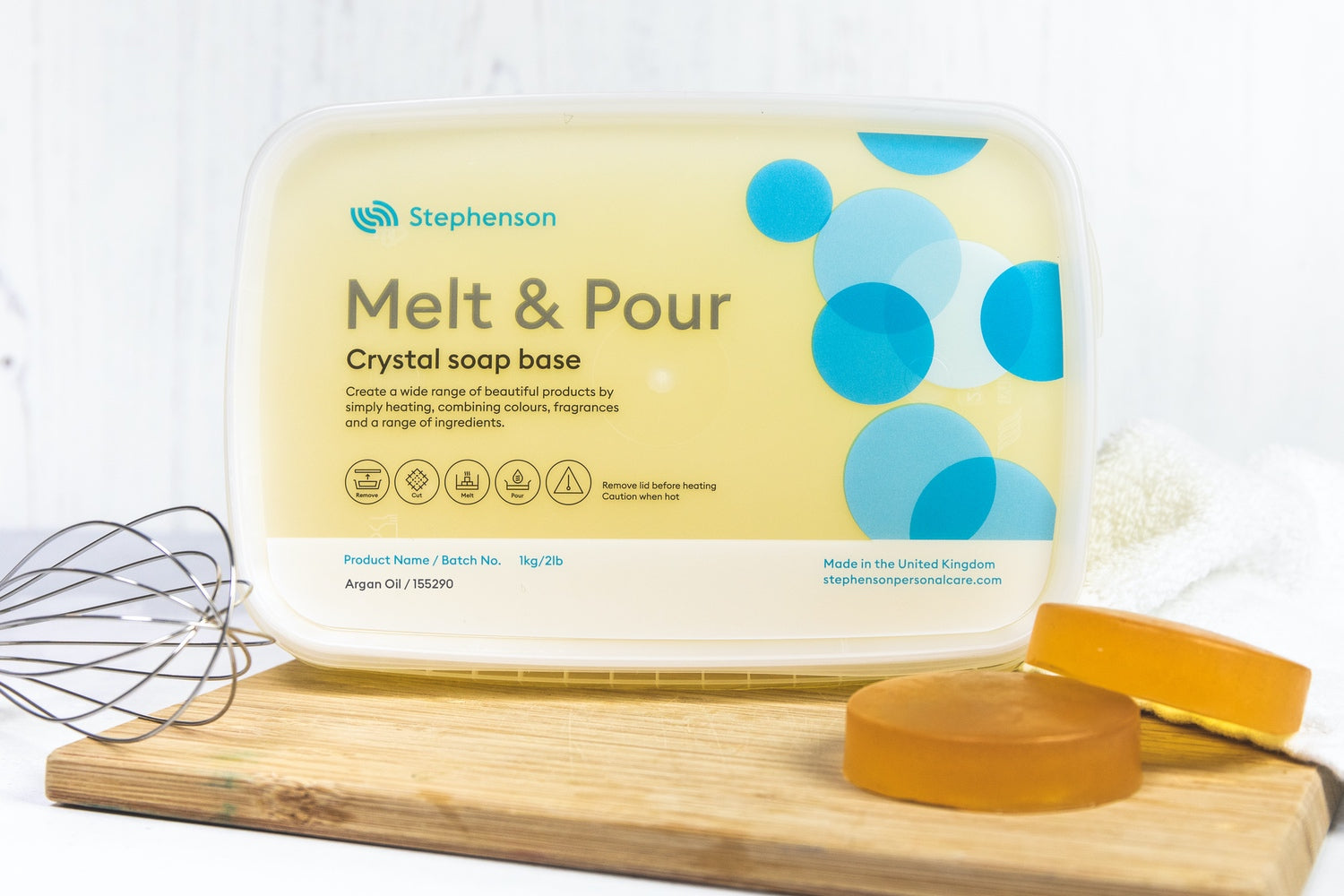 Melt & Pour Crystal Argan Oil Soap Base