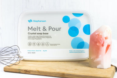 Melt & Pour Crystal HCVS - High Clarity Vanilla Stable Soap Base