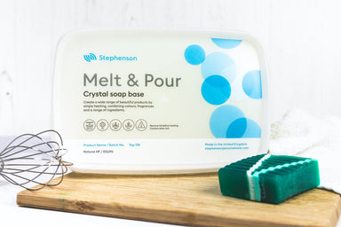 Melt & Pour Crystal Natural HF - High Foaming Soap Base