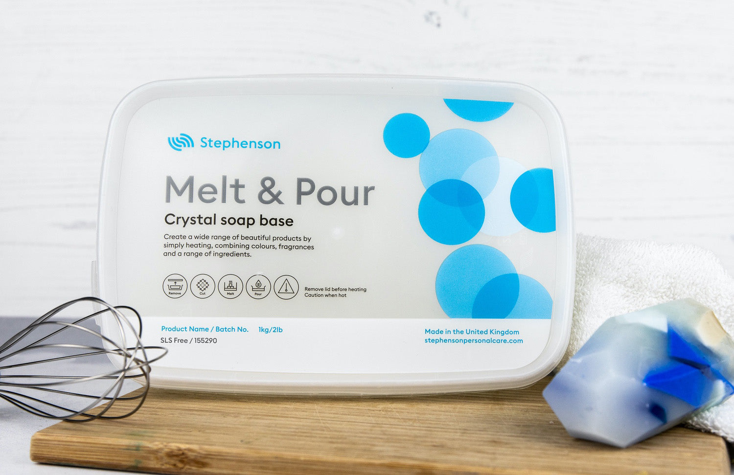 Melt & Pour Crystal SLS Free Clear Base