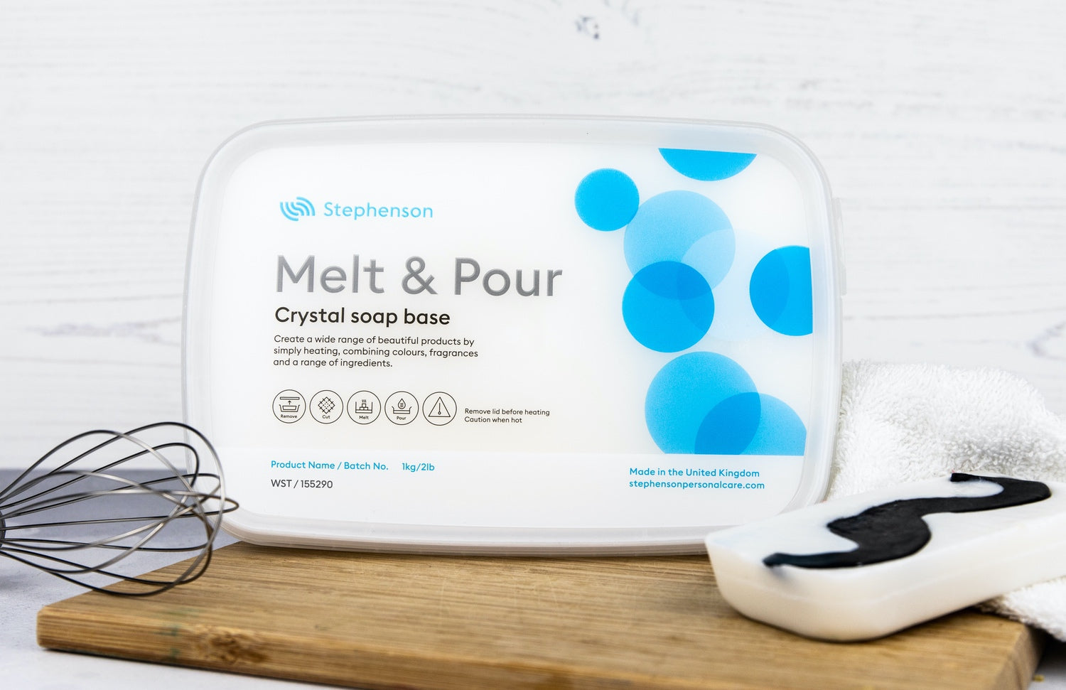 Melt & Pour Crystal WST - White Soap Base